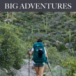 picture of a person hiking