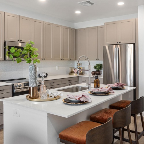 Spacious kitchens with thoughtful details